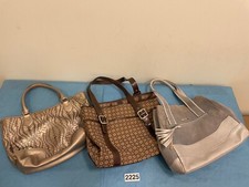 Lot Of Three (3) Purses, Gray Leather Tannino, Gray Cole Haan, Brown Nine West