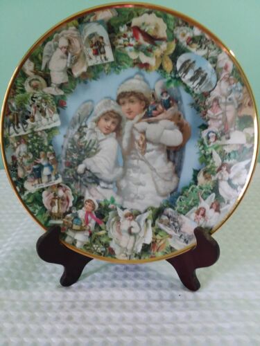 Angels Christmas plate/victorian / collectible 2360B - Picture 2 of 6