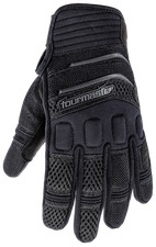Tourmaster Airflow Black Mesh Motorcycle Riding Gloves Women's Sizes SM, LG & XL