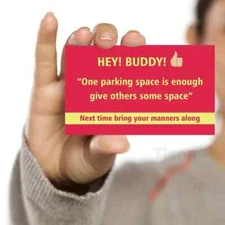 50 PCS Suck At Parking Cards Fake Ticket Prank Joke Gag Gift
