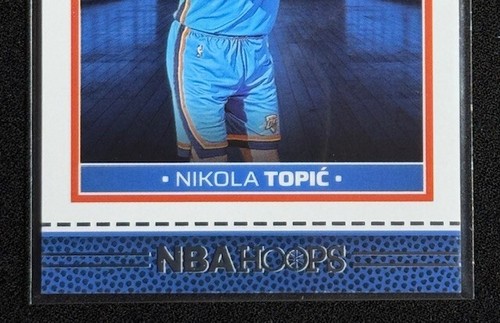 2024-24 Panini NBA Hoops - Rookies #242 Nikola Topic (RC) OKC THUNDER - Picture 3 of 4