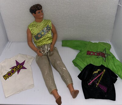 Barbie The Rockers Derek #3173 Hot Rockin' Fun Fashion 1177