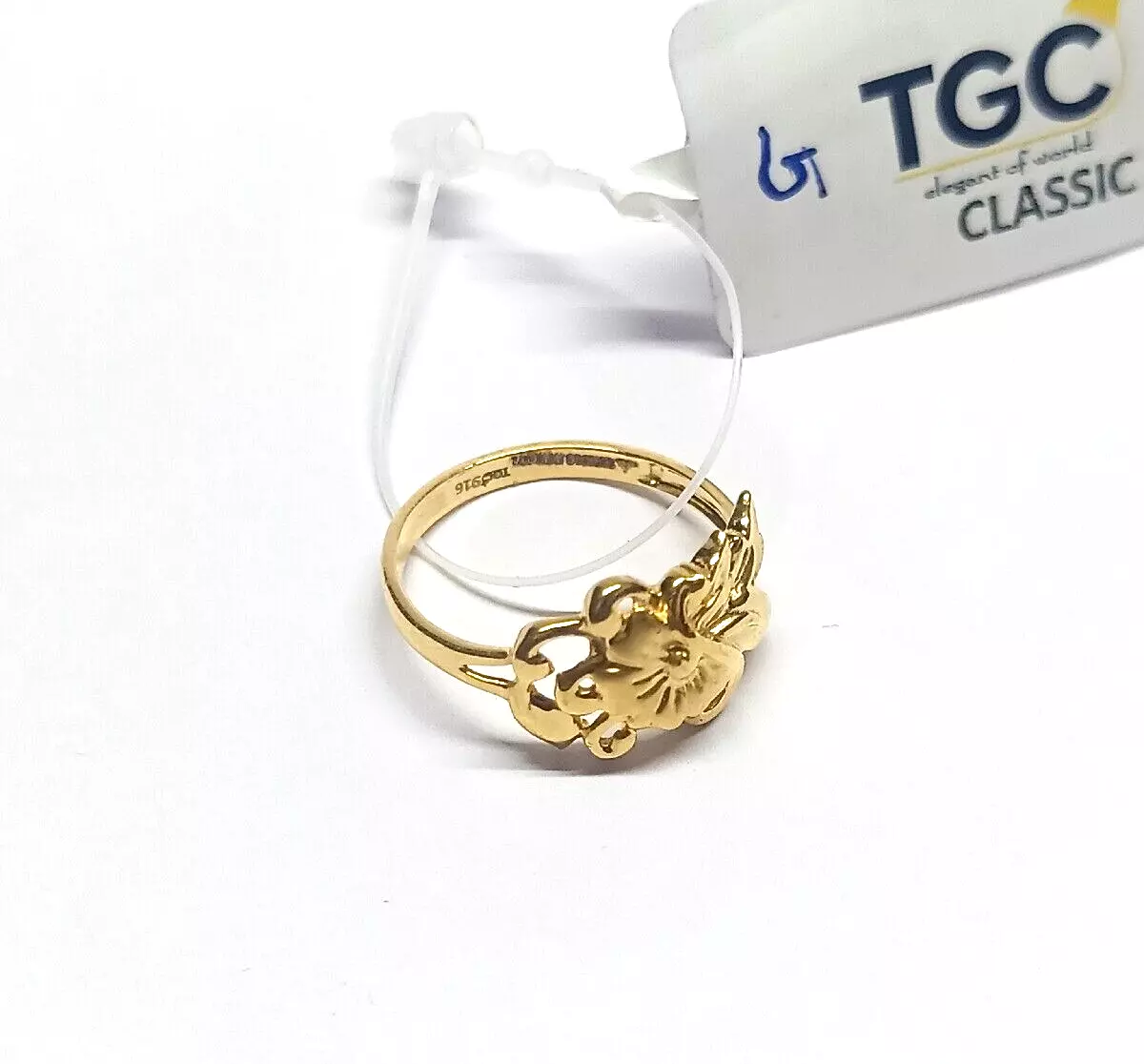 22k solid gold sales ring