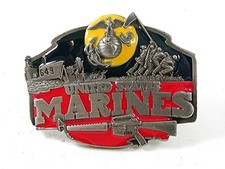 1987 United States Marines Belt Buckle By SISKIYOU 11916