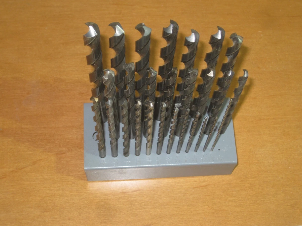 Machinist drill store bit set
