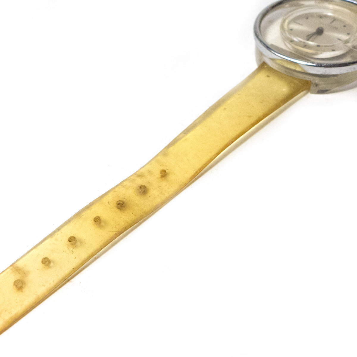 Montre Vintage Sutton – Plastique Transparent – Rétro Classique – Femme