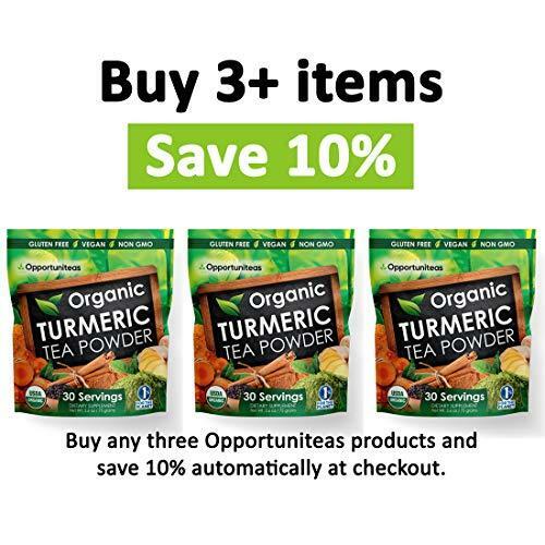 Organic Turmeric Tea Powder - Matcha Green Tea, Turmeric, Cinnamon, Ginger,