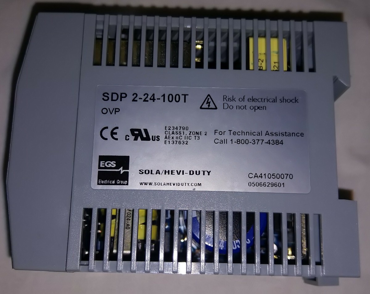 SOLA HEVI-DUTY EGS SLS-24-036T POWER SUPPLY 24VDC