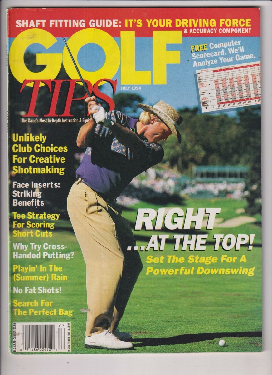 Golf Tips Mag Shaft Fitting Guide Powerful Downswing July 1994