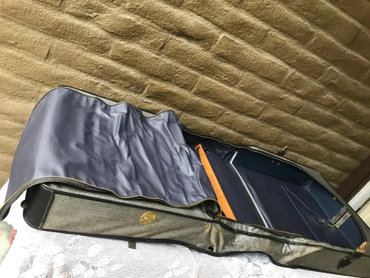Mid century 1940 s Era Presto LUGGAGE SUITCASE GARMENT BAG 22x10 1