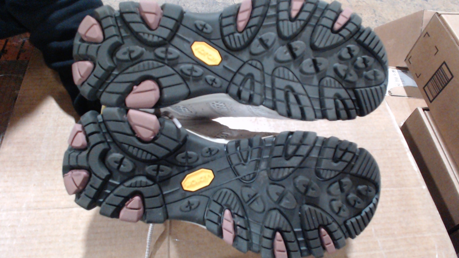 Come Nuovo_Scarpe Merrell Moab 3 da Donna Pelle Traspirante_Alluminio_8