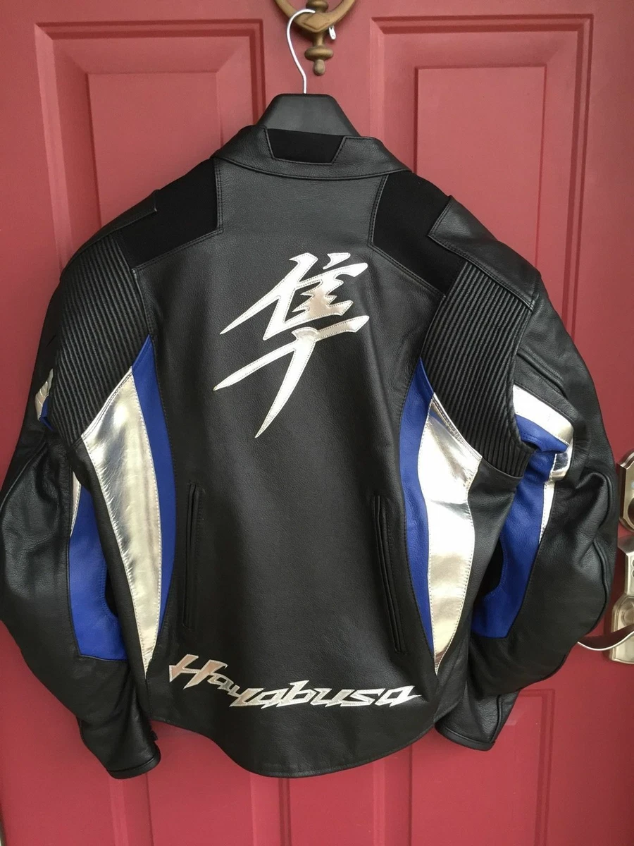Suzuki hayabusa leather motorcycle jacket sale
