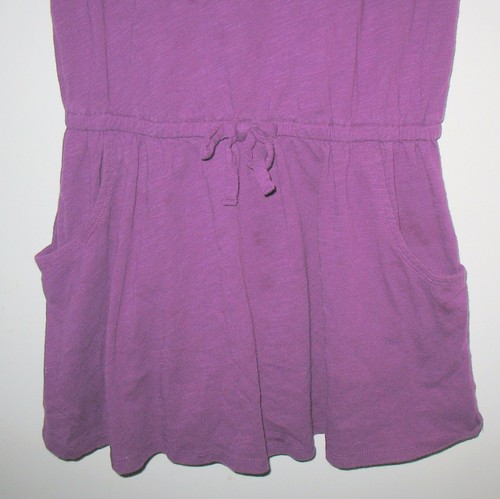 CRAZY 8 - M (7-8) - WINE- JERSEY - ELASTIC WAIST - 2 POCKETS PULLOVER DRESS - Picture 3 of 4