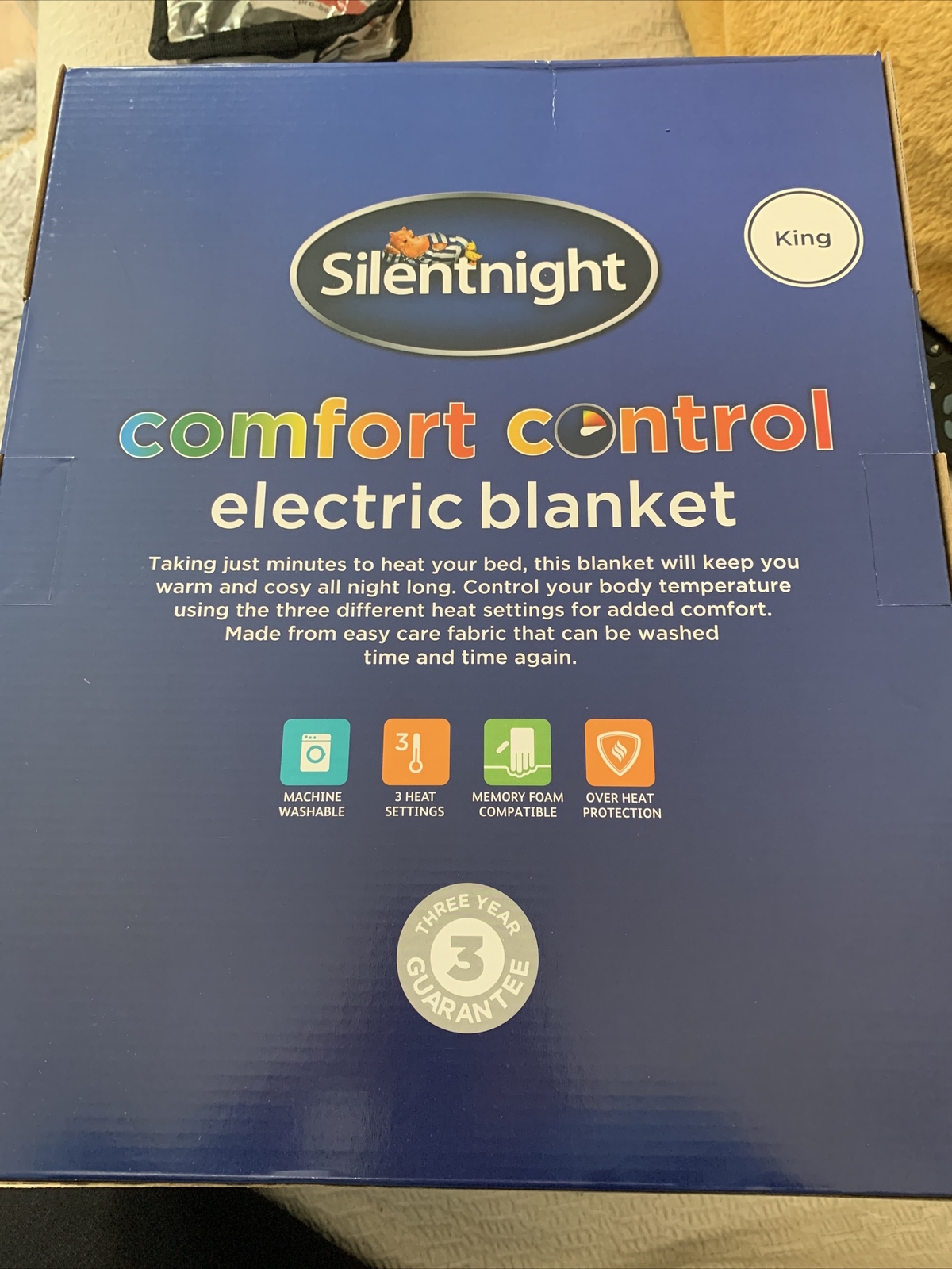 Silentnight Electric Blanket King Size eBay