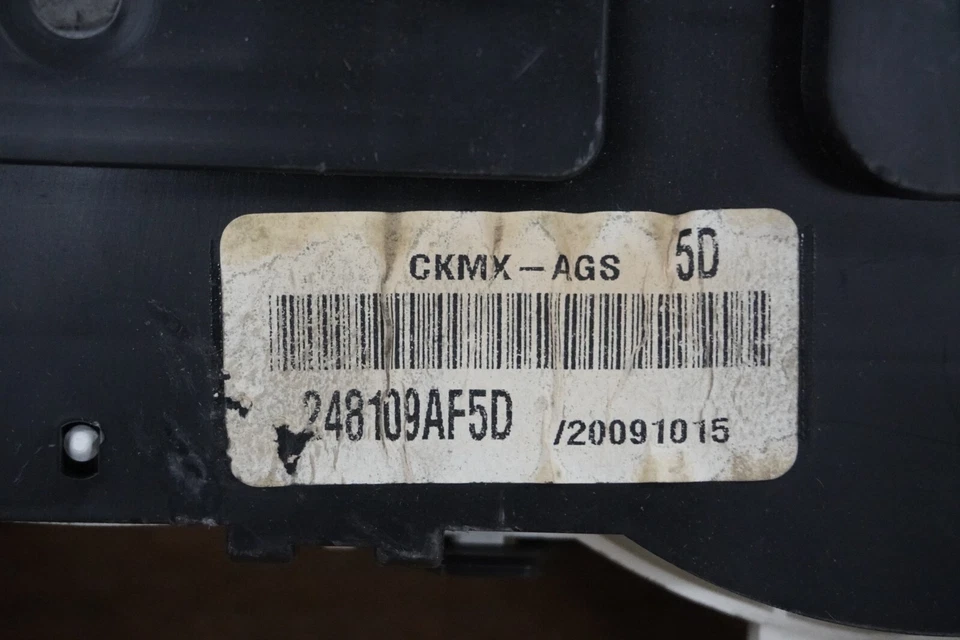 2011 2012 Nissan Sentra cabeça de instrumento medidor de velocidade cluster fabricante de equipamento original Unk milhas - Imagem 3 de 4