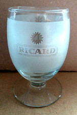 COLLECTOR , VERRE BALLON RICARD 17 CL , FLOCONS DE NEIGE , ref VR408