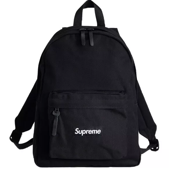 Supreme Canvas Backpack Black FW20 New *IN HAND*