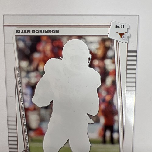 2023 Chronicles Draft Picks BIJAN ROBINSON Donruss Clearly Rated Rookie /99 - Picture 7 of 7