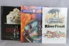 VINTAGE LOT 3 COOKBOOKS ST. LOUIS, MO CINCINNATI, OHIO DESSERTS 1,000 RECIPES