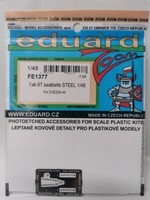 MW22 Eduard FE1377 YAK-9T Seatbelts Steel 1/48 Zoom Set For Zvezda