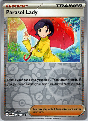 Pokemon - Parasol Lady 169/182 - Paradox Rift - Reverse Holo - NM