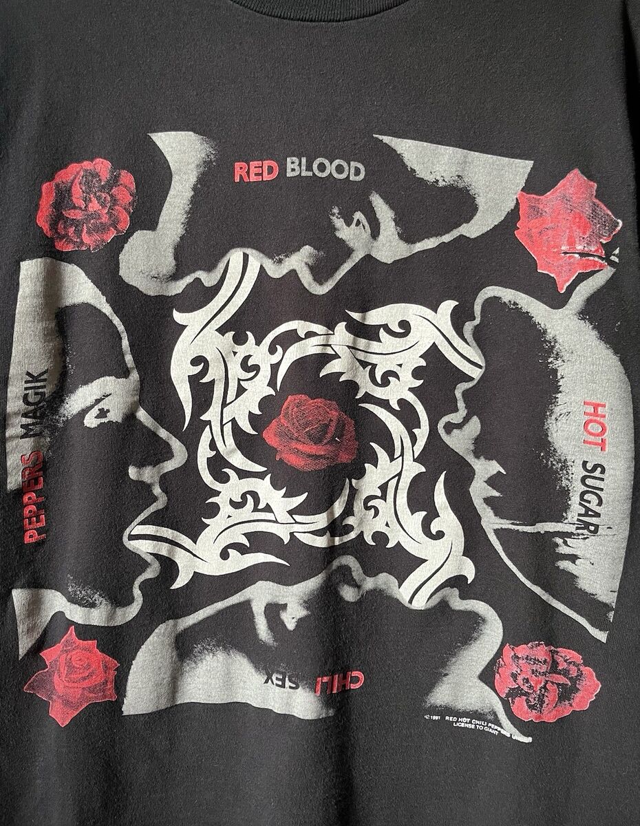 Vintage 90s 1991 Red Hot Chili Peppers Blood Sugar Sex Magik Vintage 90s 1991 Red Hot Chili Peppers Blood Sugar Sex Magik