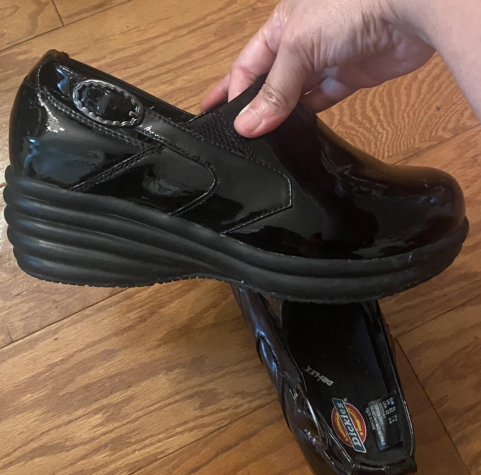 Zuecos/mulas profesionales Dickies Victory impermeables Dri-Lex negros. Talla 9M Foto 3 de 4
