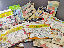 Vintage Vogart Repeat Transfer Patterns HUGE LOT of Transfers Floral His/Hers