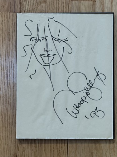 Whoopi Goldberg Autographed Self-Portrait