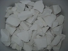 Georgia white kaolin clay chunks White Dirt