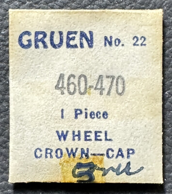 Gruen  EB423 CAL 460 CROWN WHEEL CAP NOS  GENUINE Watch Repair Part  WP4