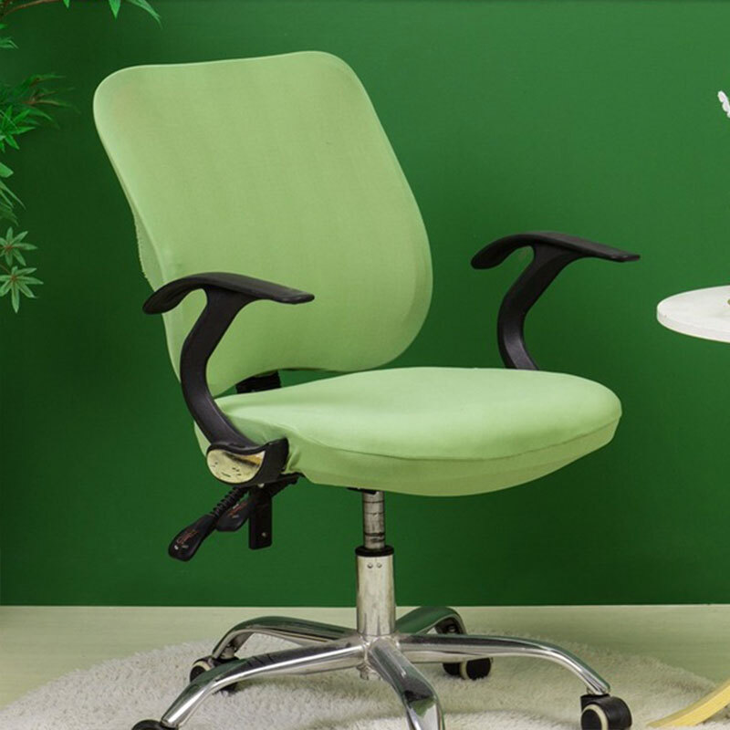 Stretchy Office Chair Covers Split Rotat Armchair Seat Slipcovers