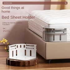 4x NEW Bed Sheet Mattress Holder Fastener Grippers Firm Tight Easy Installation