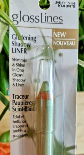 L'Oreal GLOSSLINES Glistening Shadow Liner Eyeshadow LIMELIGHT SHINE Light Green - Imagen 2 de 2