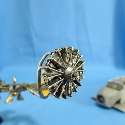BMW-132 German Detailing Set Engine (3D-Printed) 1:48 For Aircraft Models Kits