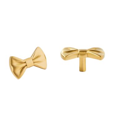 2 Pcs Bow Drawer Pulls Bow Dresser Knobs Cute Drawer Knobs Gold Bow Knobs  for... | eBay