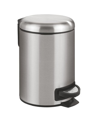 Small Trash Can with Lid and Pedal Bathroom Garbage Can Trash Bin with Remova...