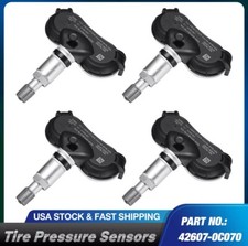 4 pcs Programmed TPMS Tire Pressure Monitoring Sensor For Toyota Sienna Tundra