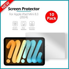 10-Pack LCD Ultra Clear HD Screen Protector for Apple iPad Mini 8.3 2024