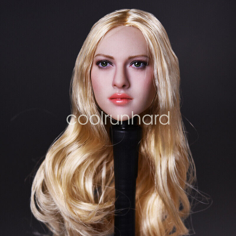 KIMI TOYS 1/6 KT004 Sexy Female Head with Golden hair Fit for PHICEN Body