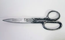 Vintage Clauss Fremont Ohio 4268 Fabric Sewing Scissors Heavy Duty USA 8"