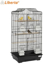 LIBERTA LOTUS EXTRA TALL PARAKEET COCKATIEL BUDGIE SMALL PARROT BLACK BIRD CAGE 