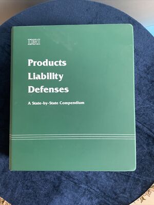 Products Liability Defenses: A State-By-State Compendium