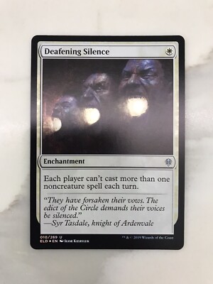 Deafening Silence Foil MTG Magic the Gathering Card NM Near Mint