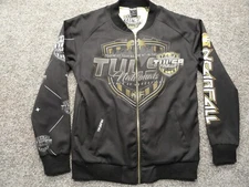 Nearfall World of Wrestling Mens Jacket 66TH Tulsa Nationals Full Zip SZ L -OOAK