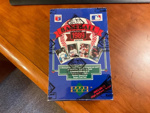 1989 Upper Deck Baseball High Number Series BBCE Sealed Box