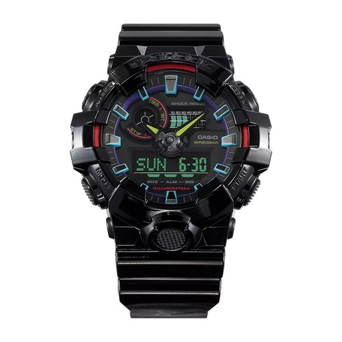 Casio G-Shock GA-700RGB-1A Digital Virtual Rainbow Special Edition Mens Watch - 第 2/7 張圖片