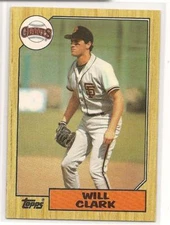 Will Clark 1987 87 Topps Rookie Card #420