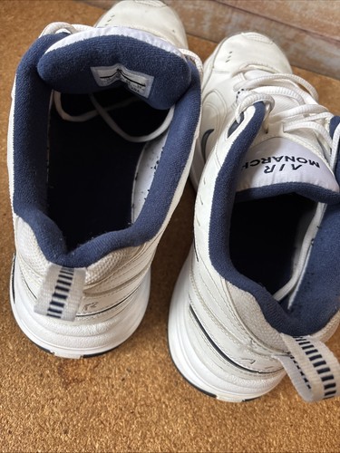 Nike Air Monarch IV White Blue UK Size 11 Trainers - Picture 10 of 11