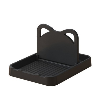 Löffelablage mit Deckelhalter, klappbarer Löffelhalter für Küchentheke, Cat9927